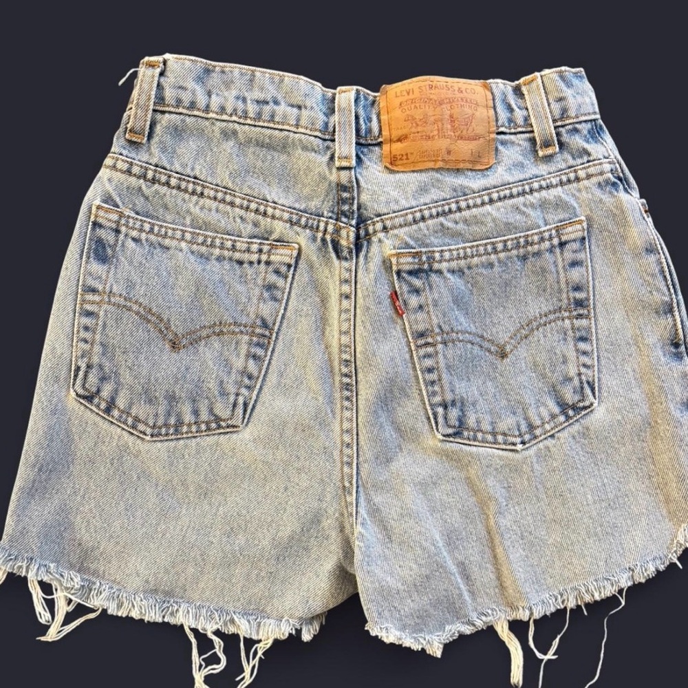 Levi's 521 Cut Off High-Rise Denim Shorts